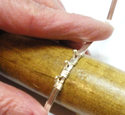 Judy Larson's Adding Loops for Dangles on a Classic Wire Bezel Wrap - , Classic Wire Jewelry, Wire Wrapping, Wrapping, Wire Wrapping Jewelry, adding loops to wire wrapped bezel